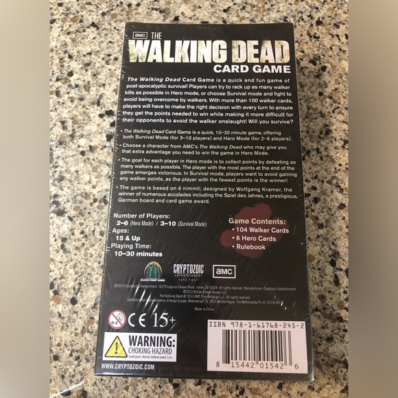 🛑Sold🛑The Walking Dead Board (Opened/Complete) Game & Card Game (Sealed) - Picture 6 of 6